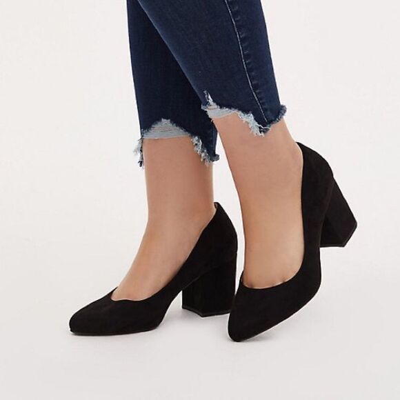 Seychelles Suede Matilda Block Heel Pumps 10 - Picture 1 of 9